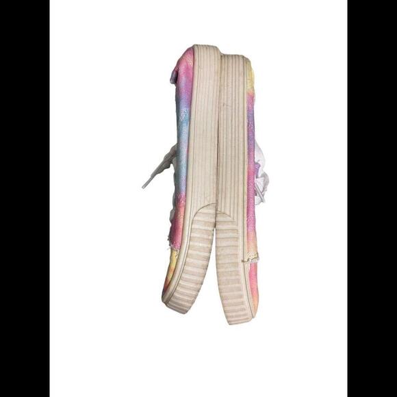 Madden Girls Sneakers Shoes Tie Dye Pastel Multicolored Size 6.5 - Picture 3 of 5